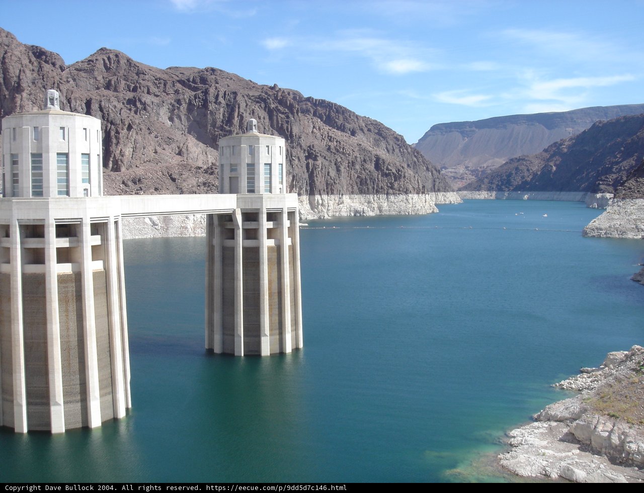 Towering Dam in a Beautiful Lakeside Setting