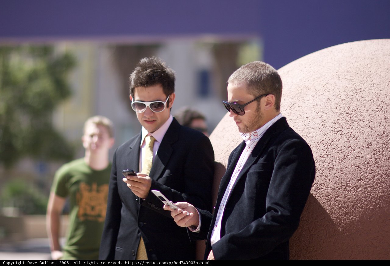 Two Men in Formal Wear and Sunglasses