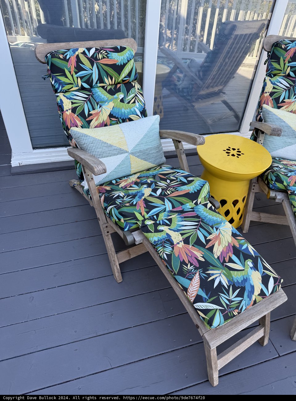 Vibrant Deck Lounging