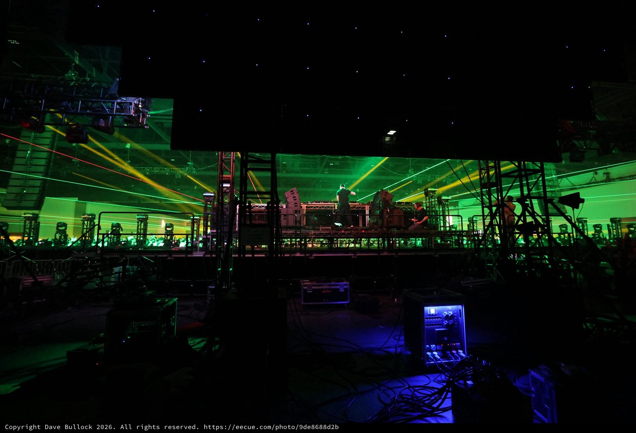 Green Laser Light Show at Wobbleland Festival 2026