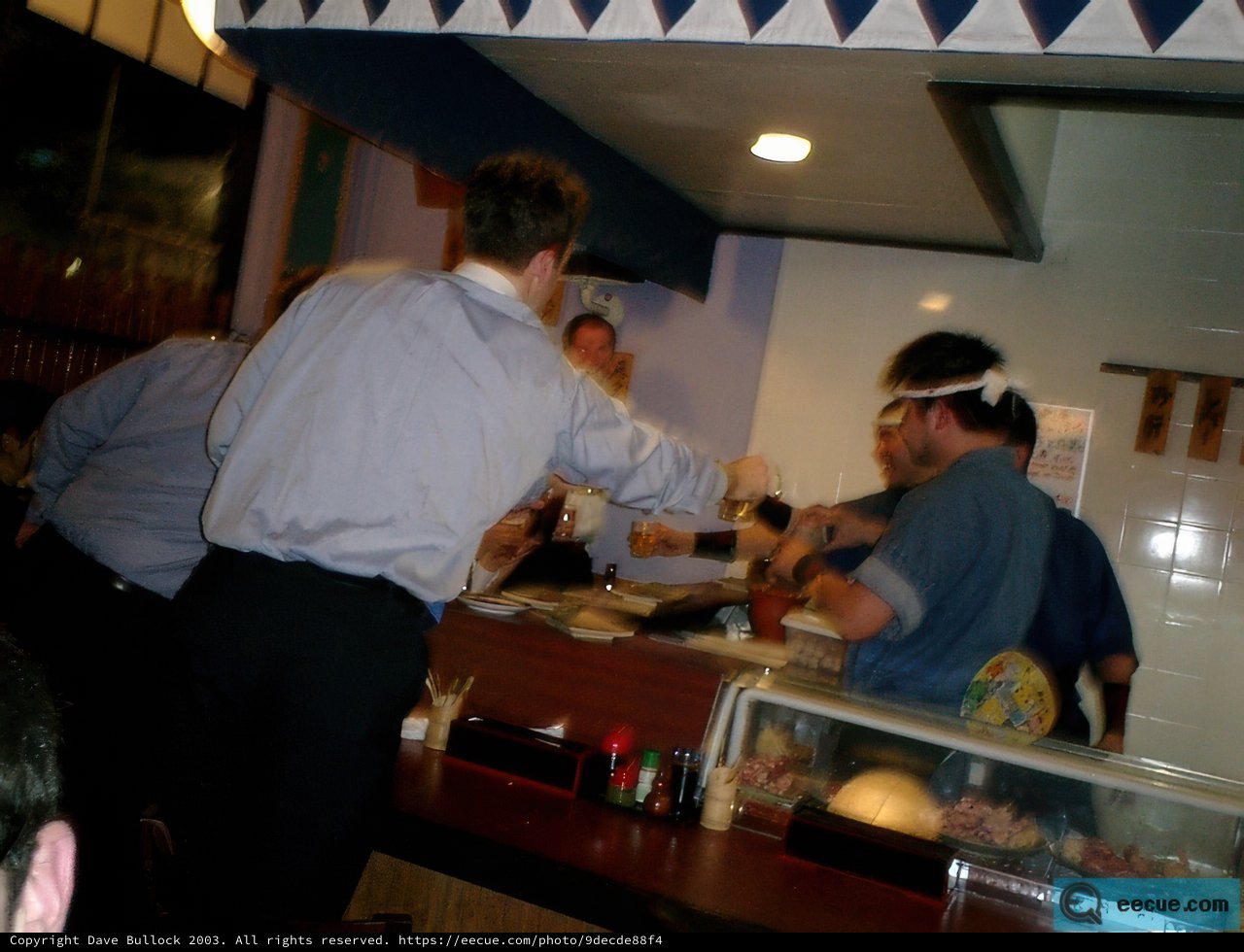 White Shirt at the Food Court