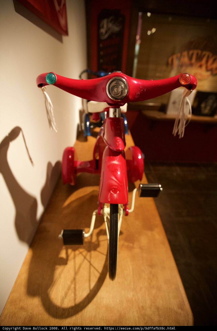 Toy Bike on a Wooden Table