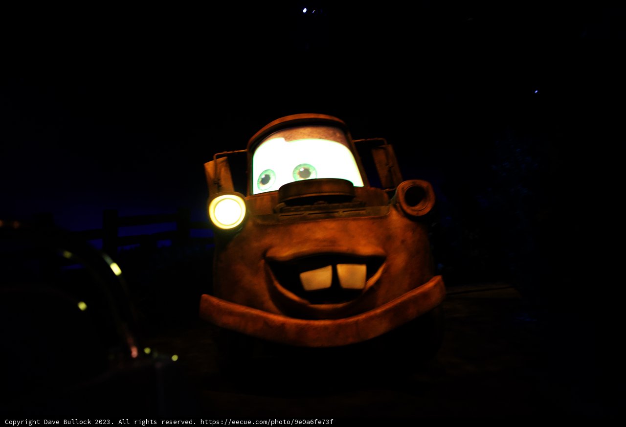 Magical Smiling Car at Disneyland