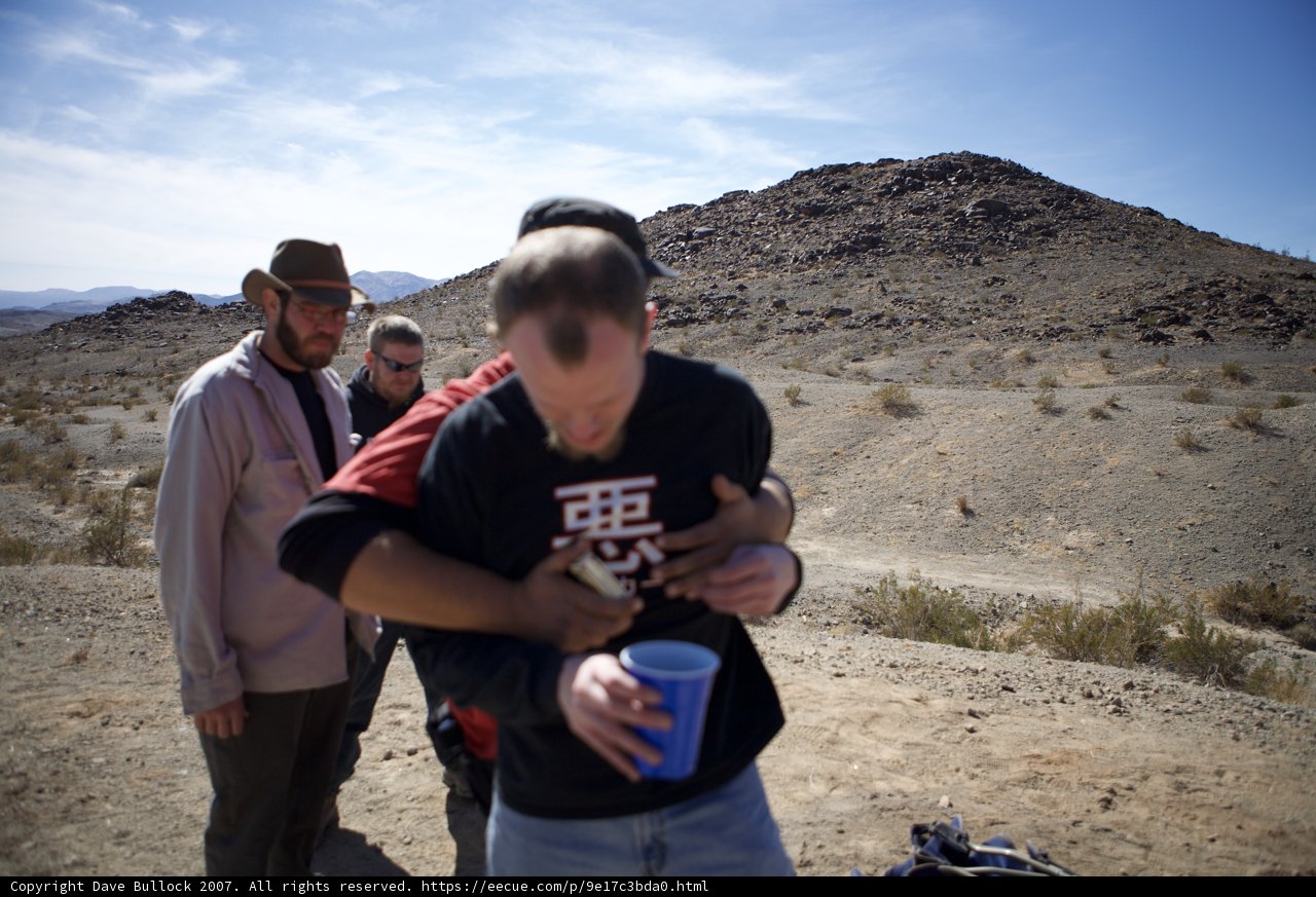 Embrace in the Desert