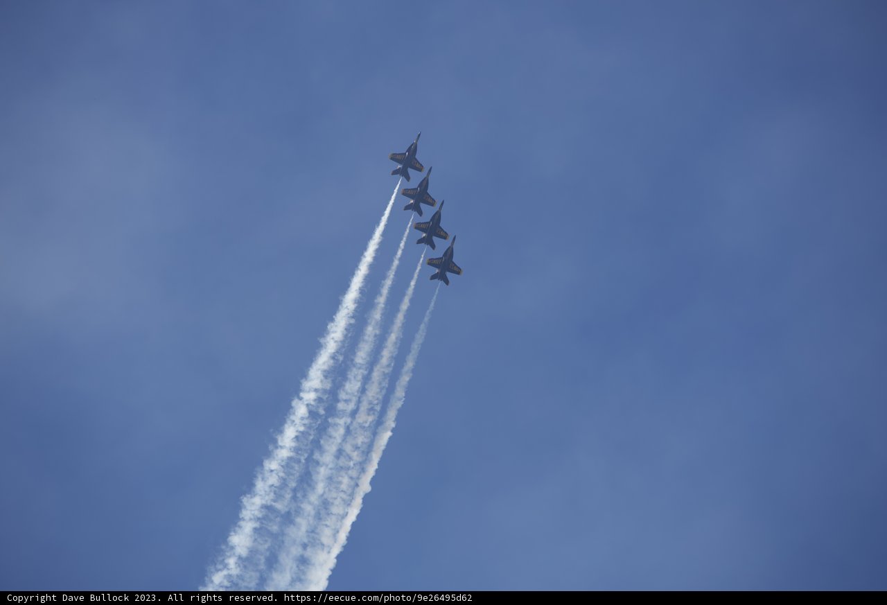 Spectacular Air Dance at The Fleet Week Air Show, 2023