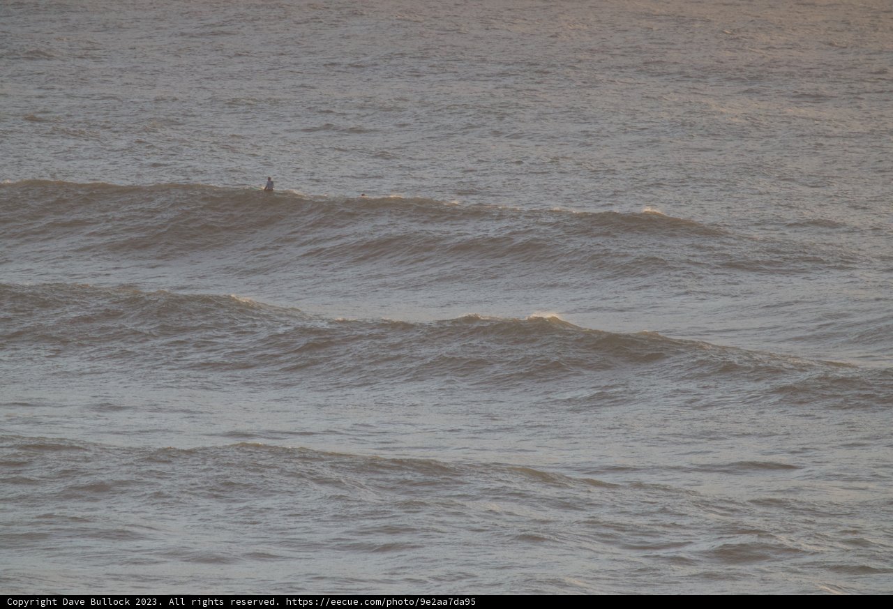 Riding the Waves on Big Surf Day