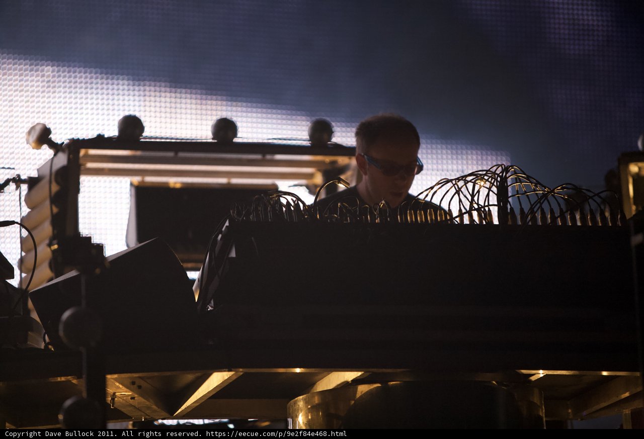 Keyboard Man in Glasses Rocking the Crowd