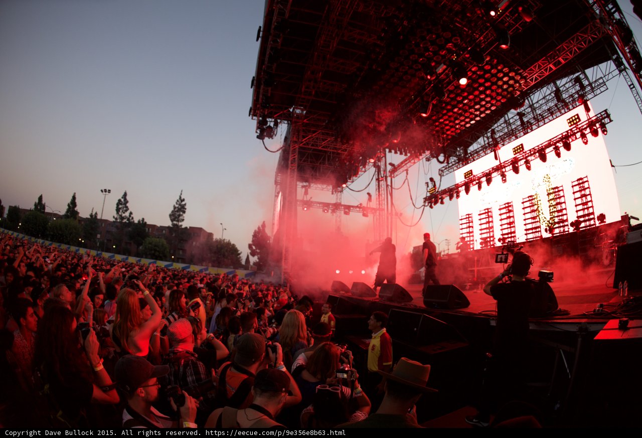 Red Smoke Stage Shot