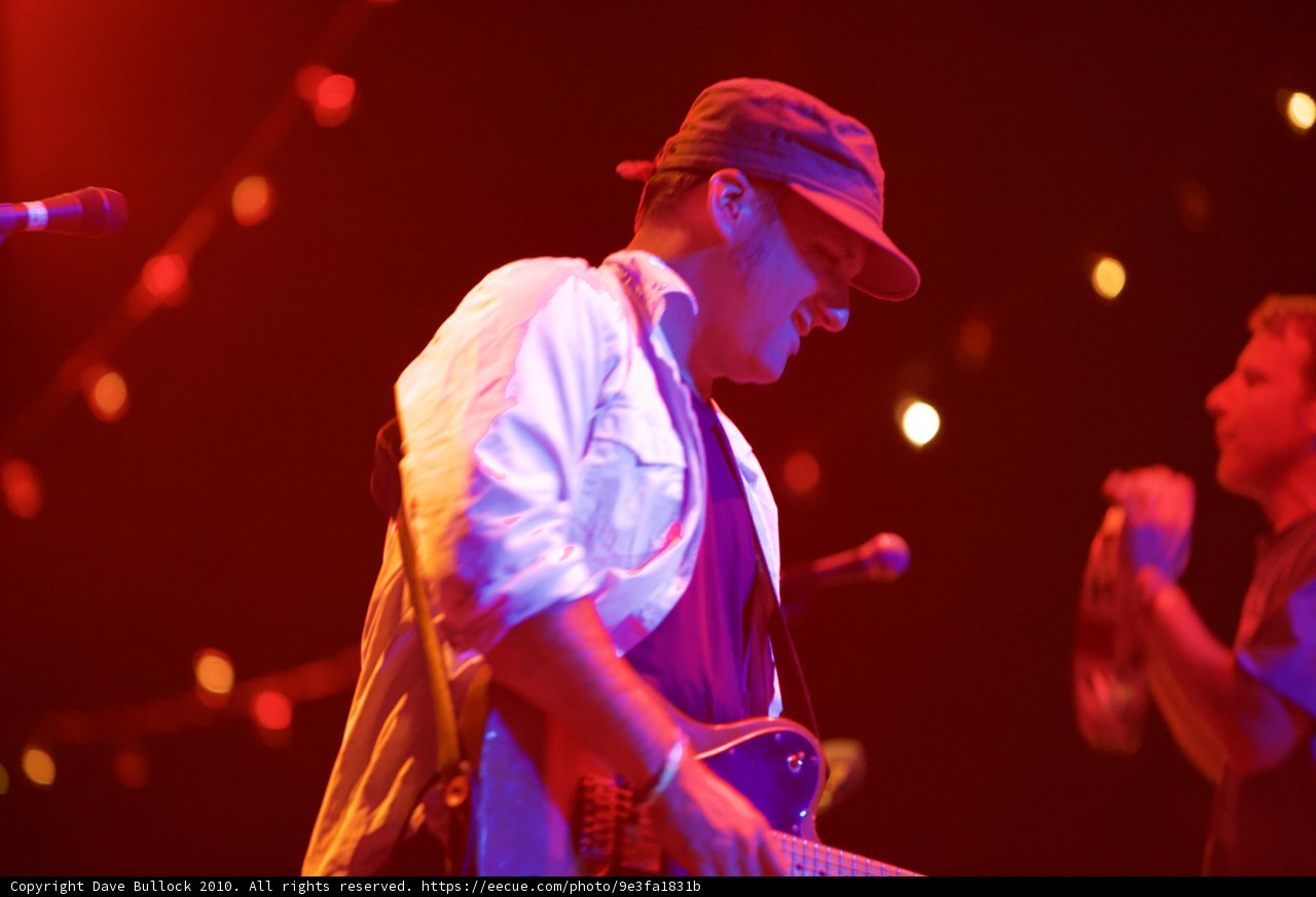 The Electric Guitarist on Stage at Coachella
