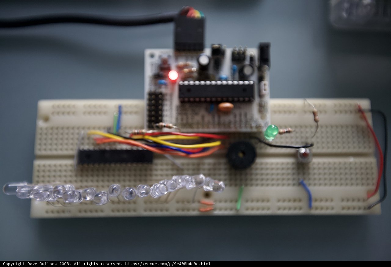 LED at the Heart of Circuit Board