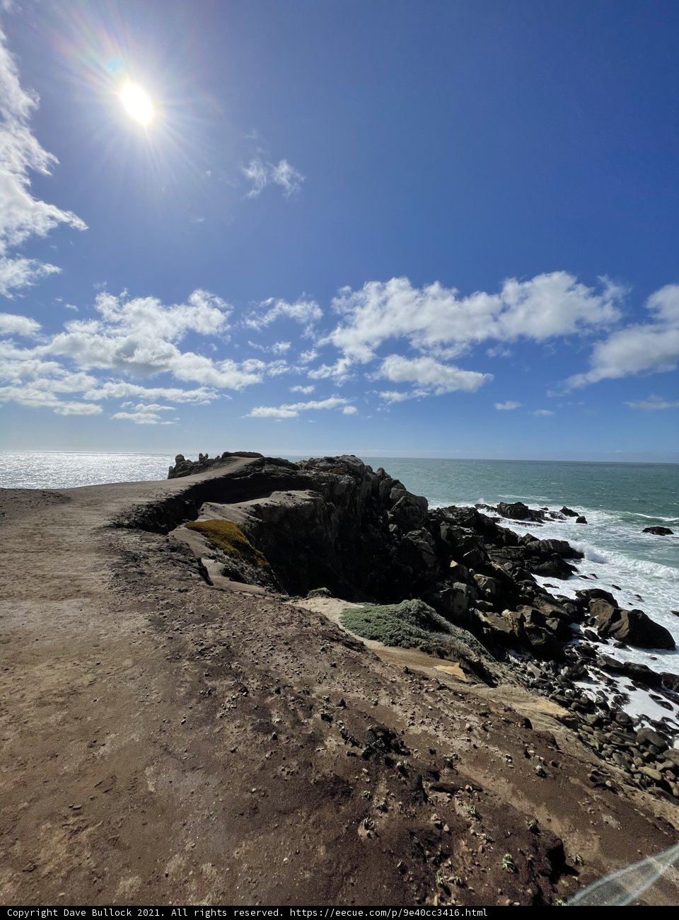 Cliffside View of the Majestic Ocean