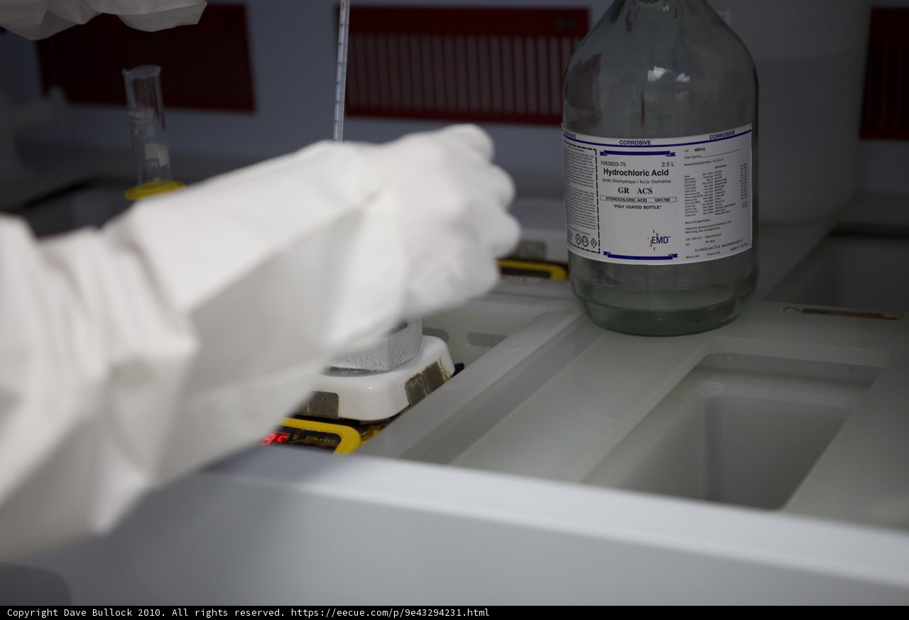 Lab Coat and Container