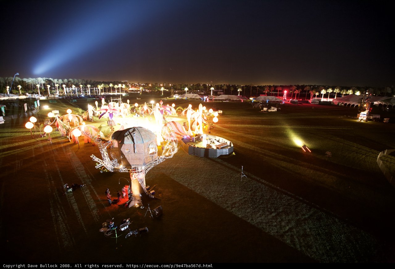 Nighttime Firelight Gathering
