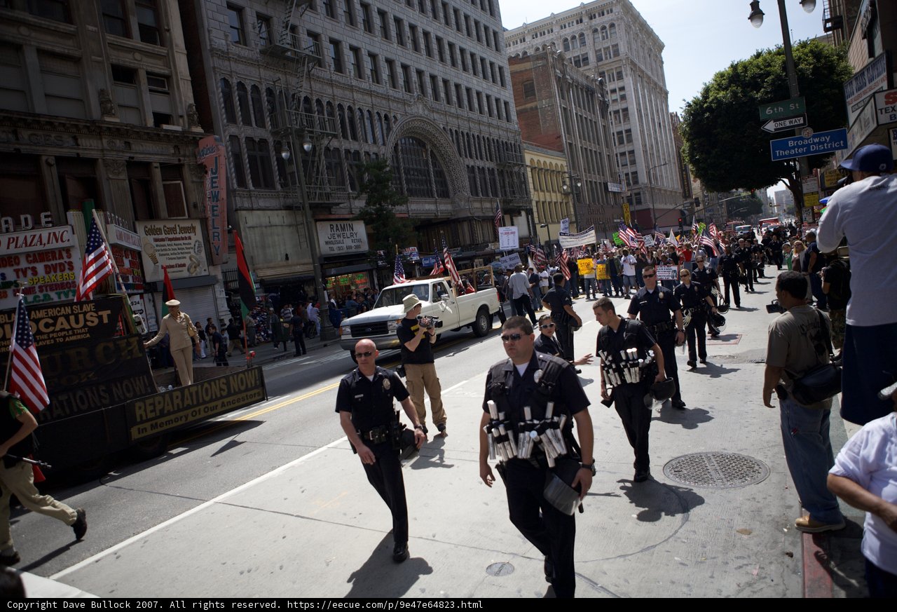 Marching Men in the Metropolis