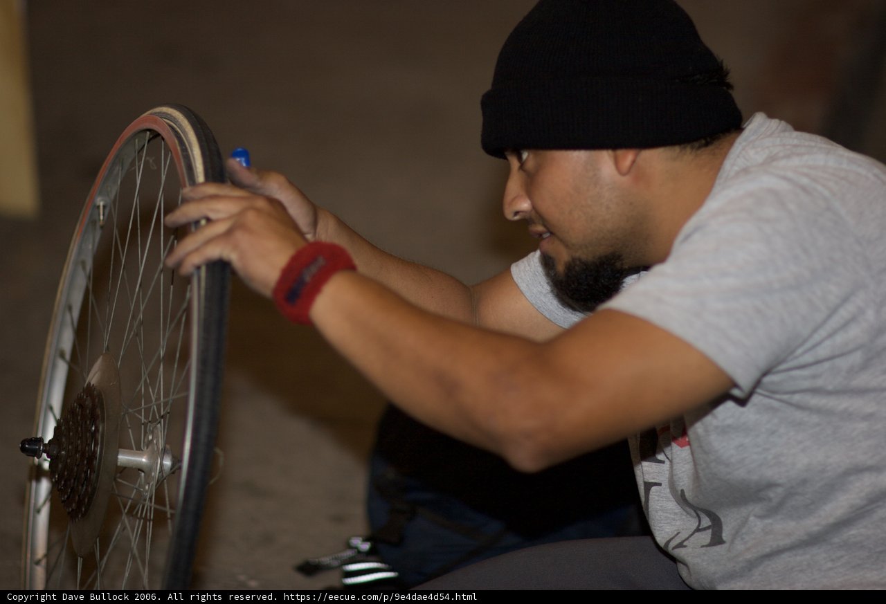 Repairing a Spoke on an Alloy Bike Wheel