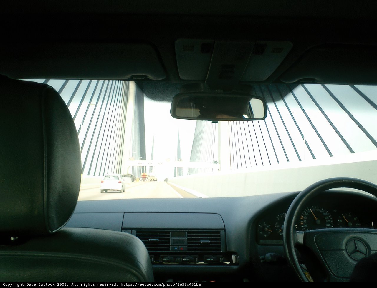 Driving through Hong Kong's Skyline