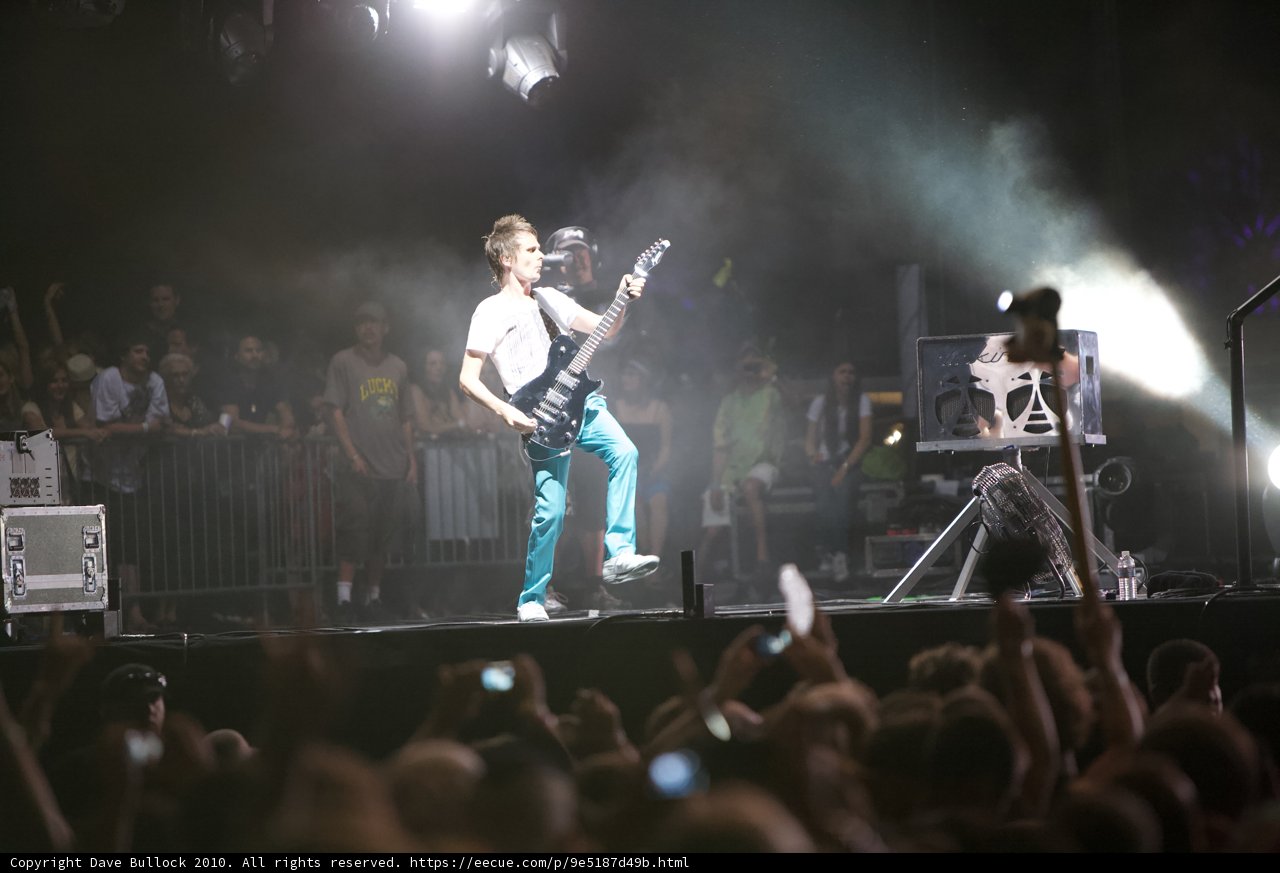 Matthew Bellamy Rocks the Crowd at Coachella 2010