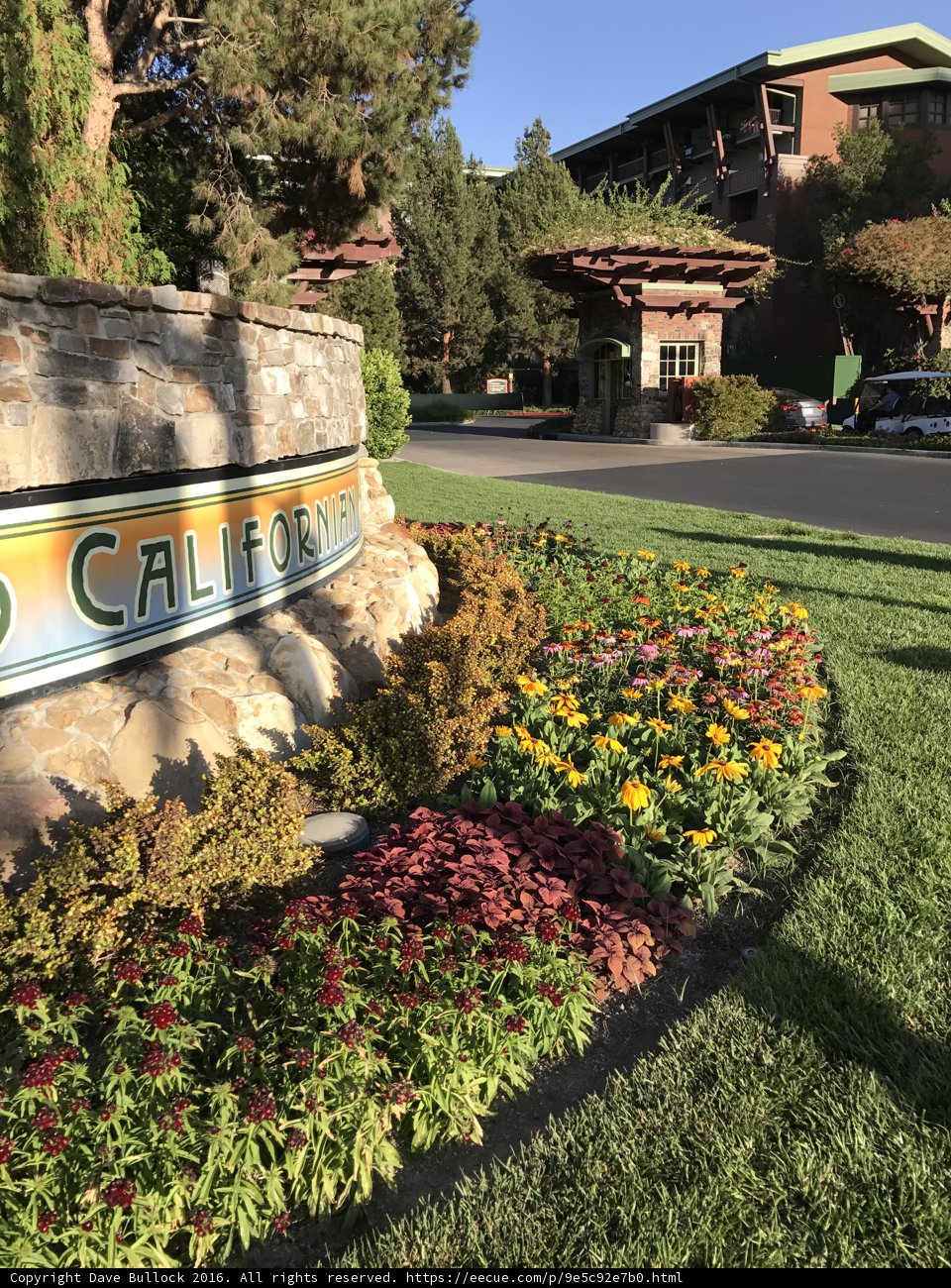 Entrance to California Resort
