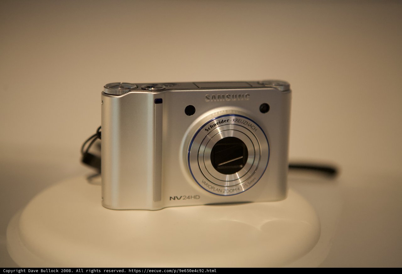 Shiny Silver Digital Camera