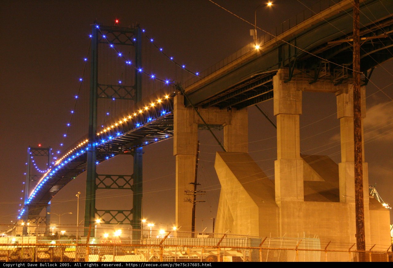 Blue Overpass in the Metropolis