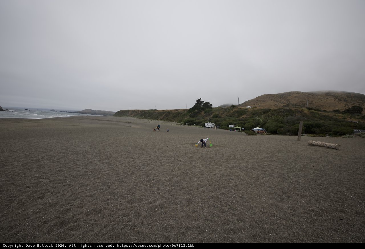 Foggy Father's Day Beach Camping on the California Coast
