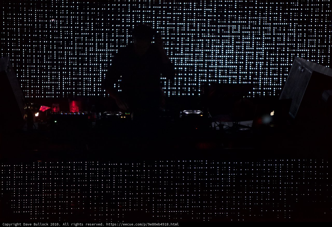 DJ lighting up the night