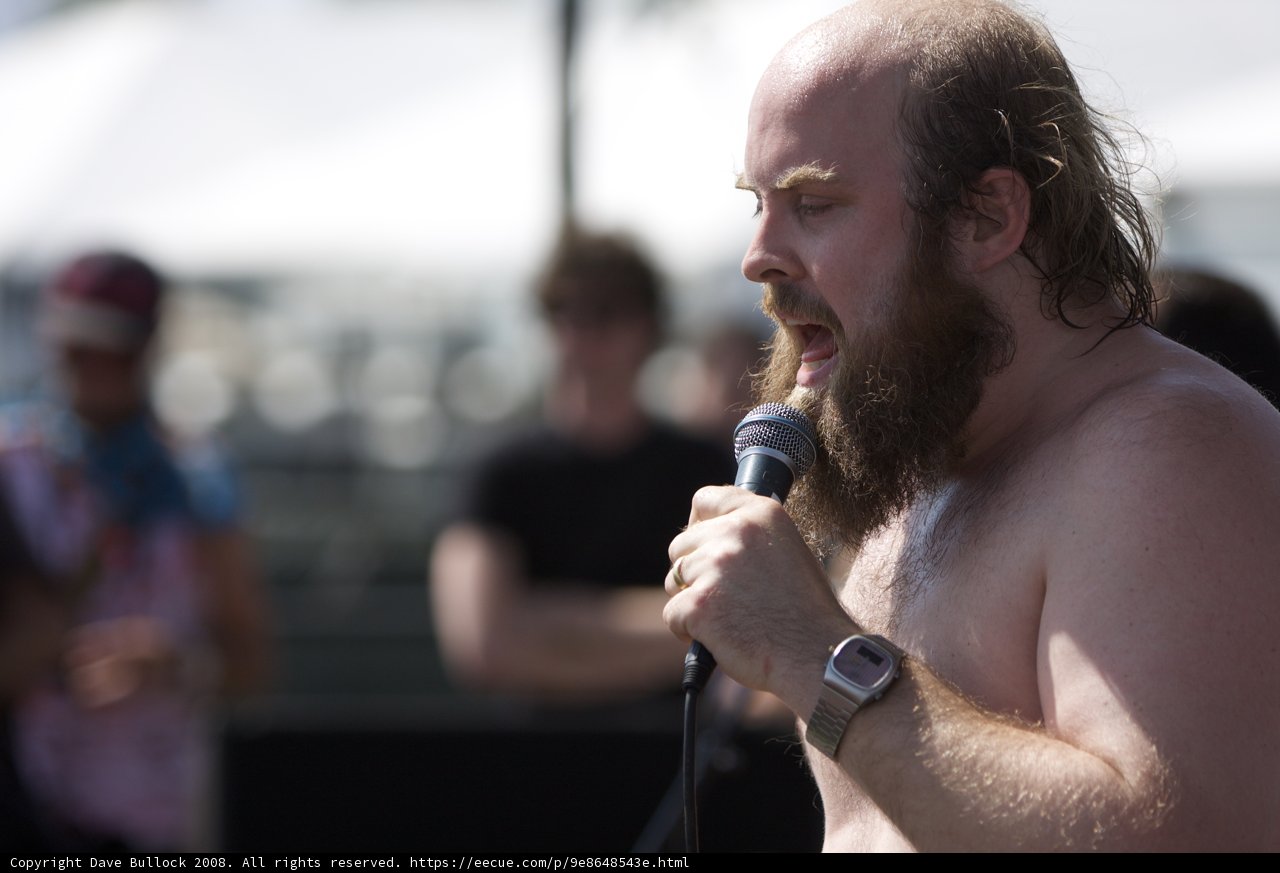 Tim Harrington Wows the Crowd at Coachella