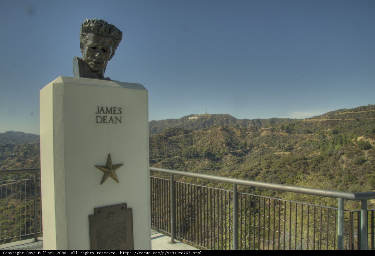 Hollywood Sign from the Statue