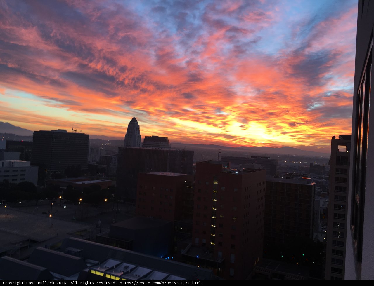 Sunset Over a Metropolis