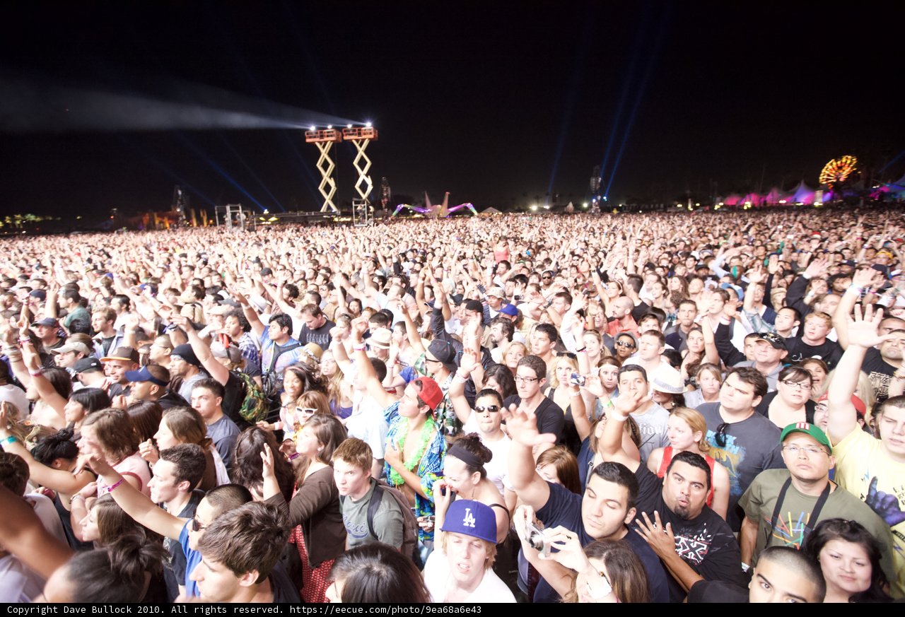 Rocking out at Coachella