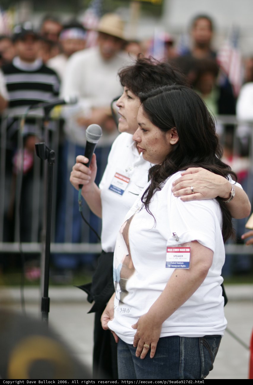 Women Addressing the Crowd