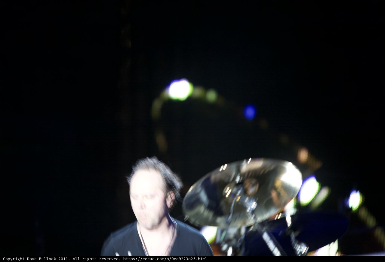 Lars Ulrich Drumming Under the Night Sky
