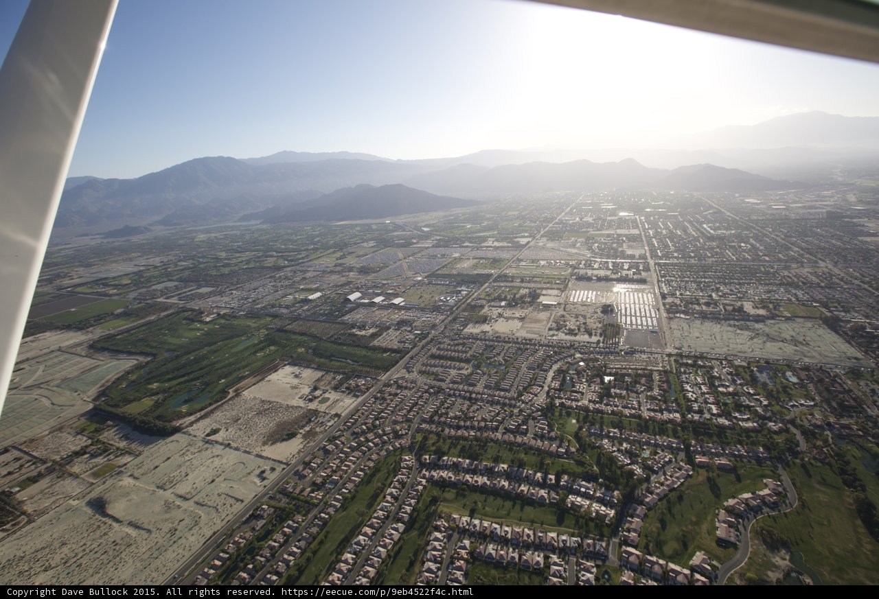 Aerial View of Indio's Metropolis