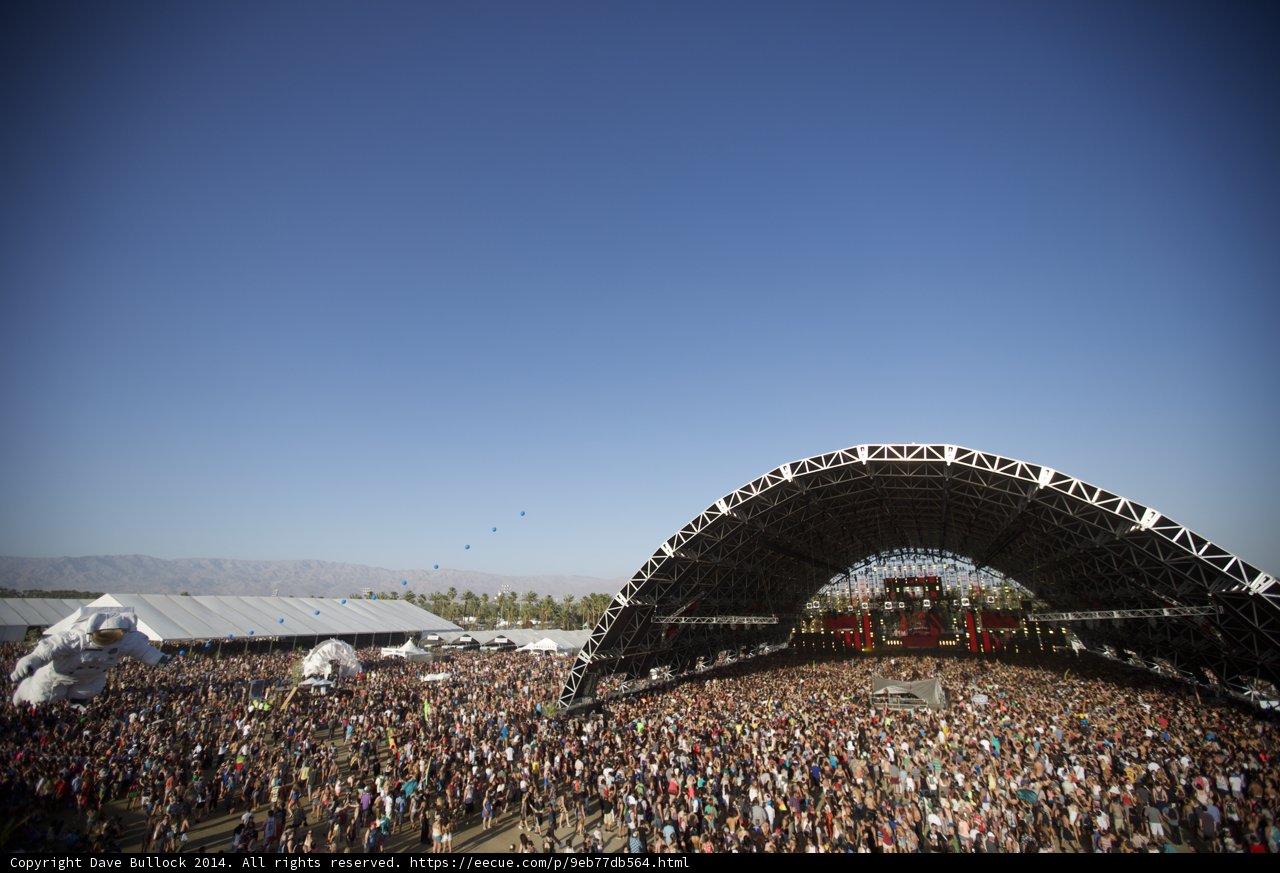 The Massive Crowd at Coachella Music Festival
