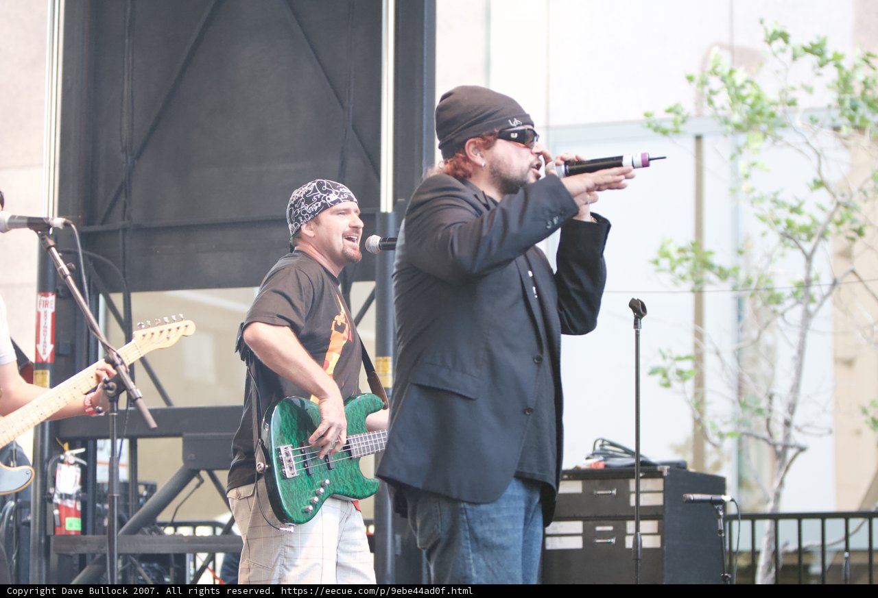 Jean-Christophe Parisot Belting it Out at Ozomatli Grand Performance