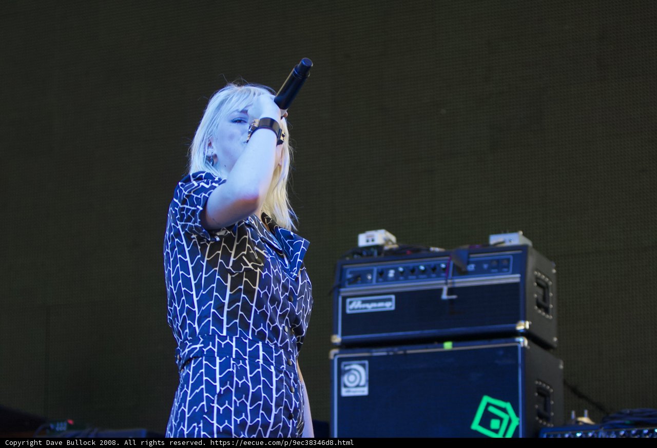 The Blonde Deejay Rocks Coachella Stage