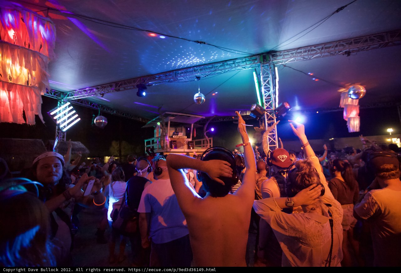 Dancing under the Coachella Tent