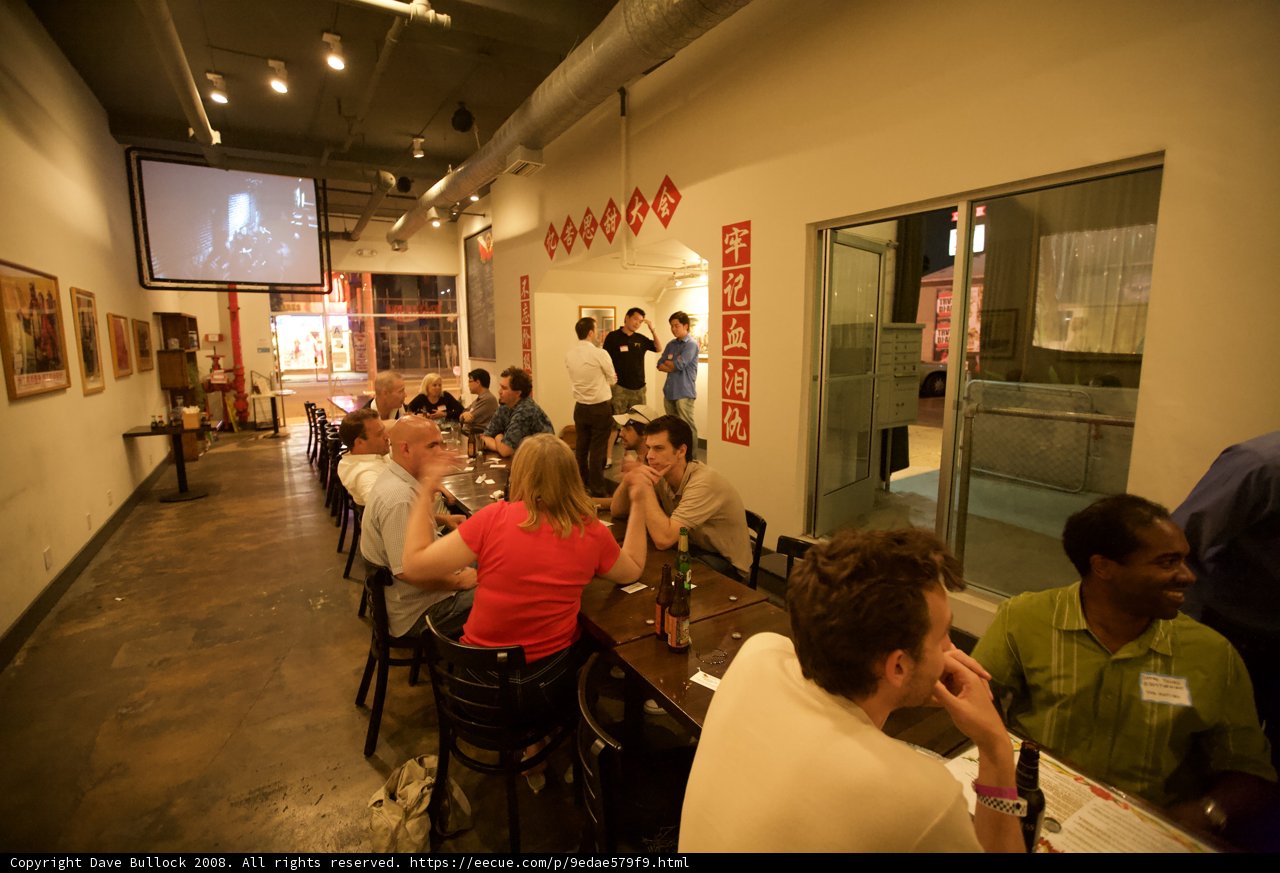 Dinner at the Geek Restaurant
