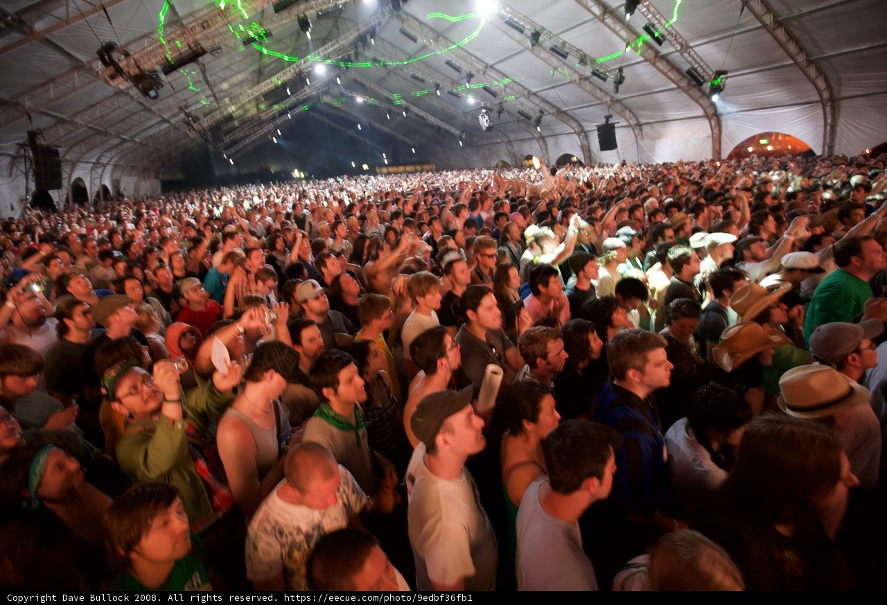 Coachella 2008: Urban Crowd at Nightclub Concert
