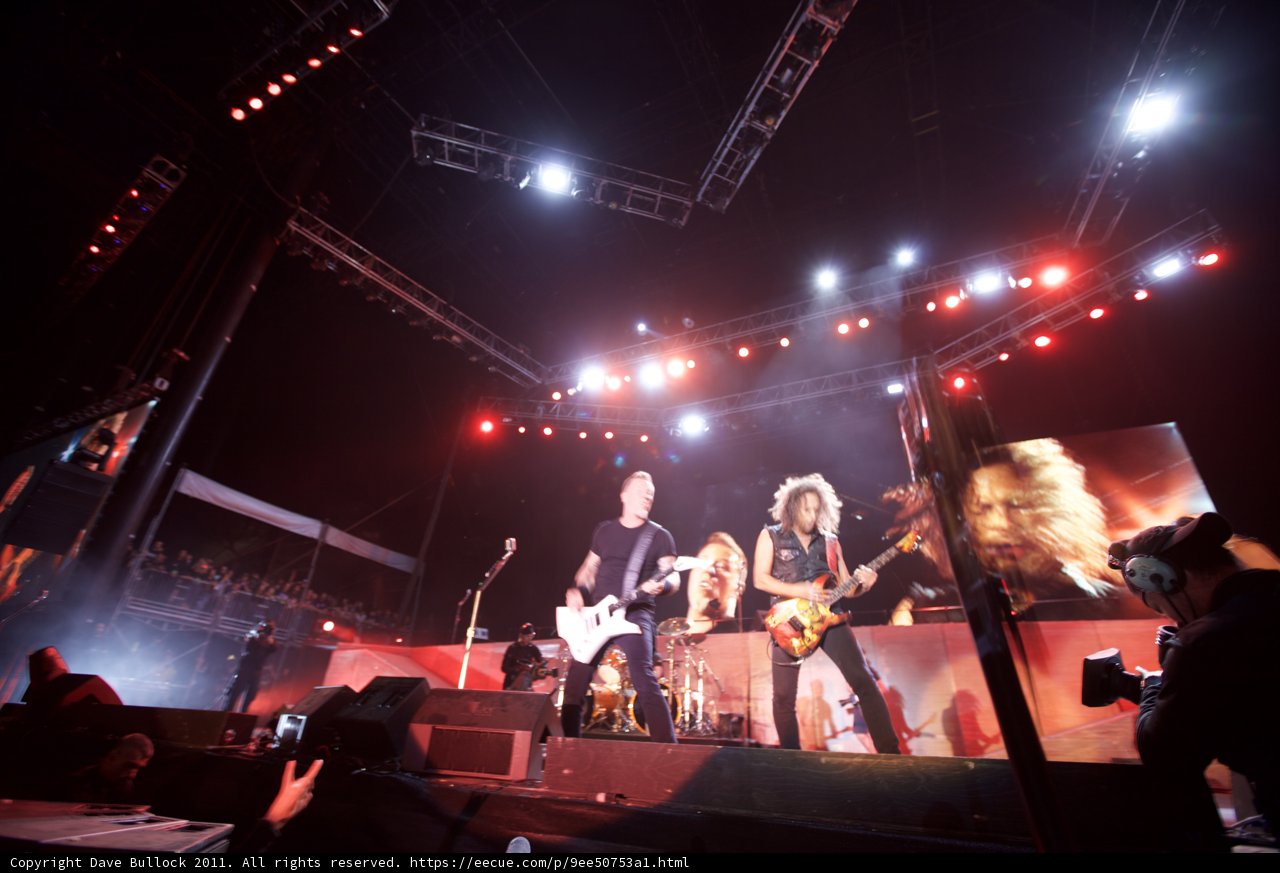 Rocking out at the Big Four Festival