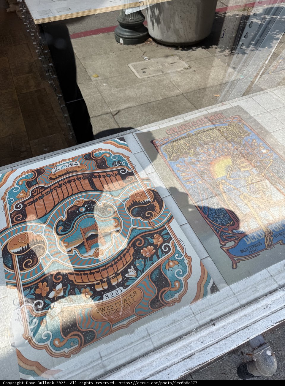 Artistic Reflections on a Sidewalk Stroll