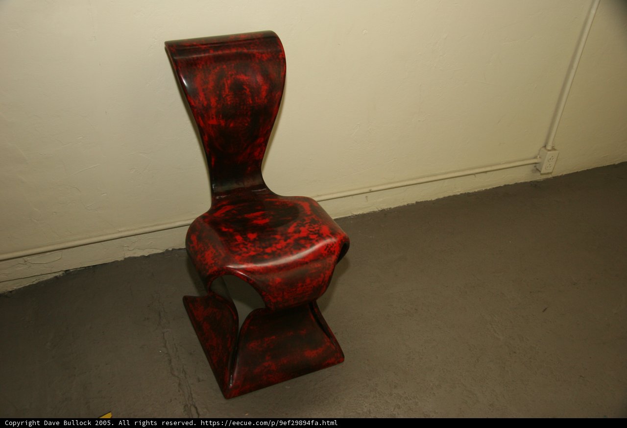 Red and Black Chair