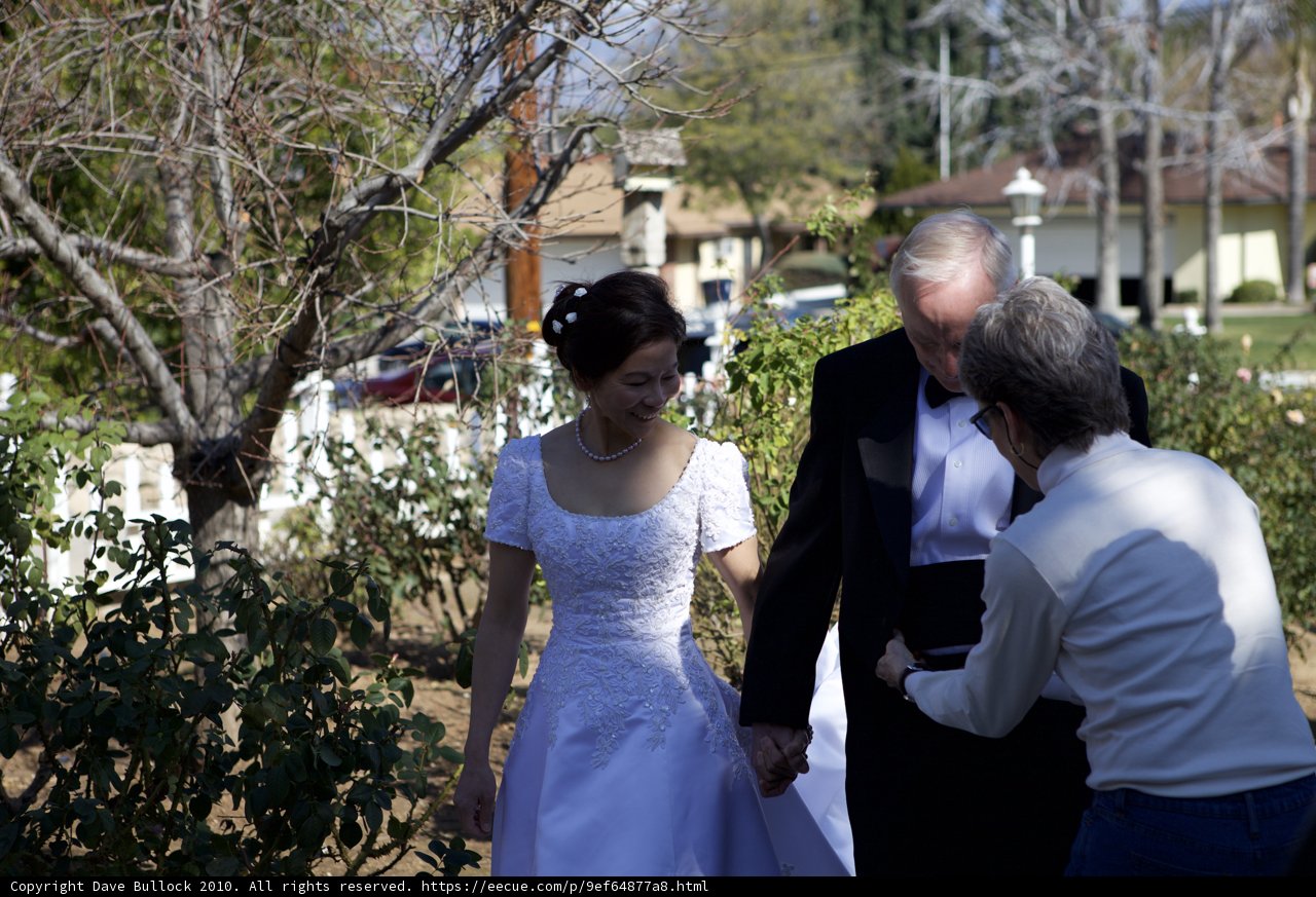 The Bride and Groom at their Fairytale Wedding