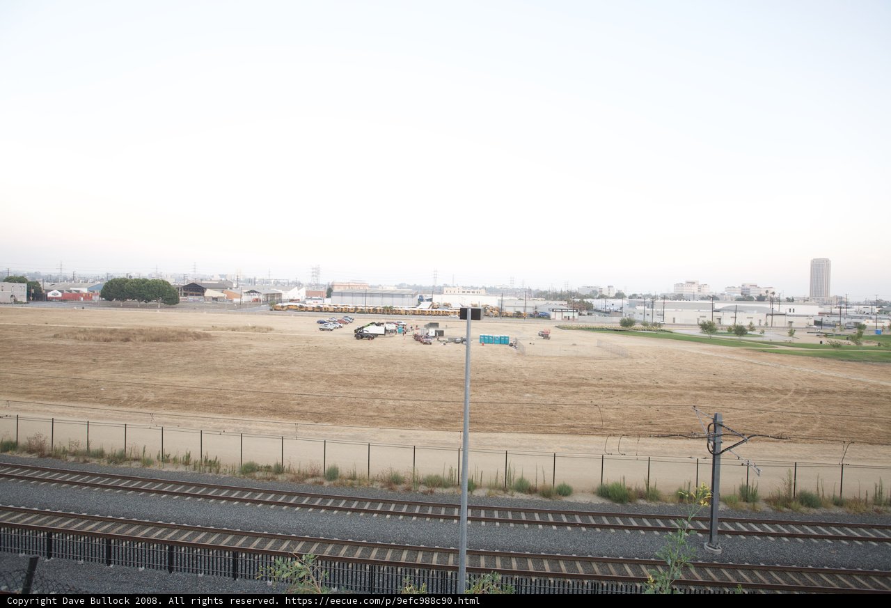 Railway Construction Site on a Sunny Day