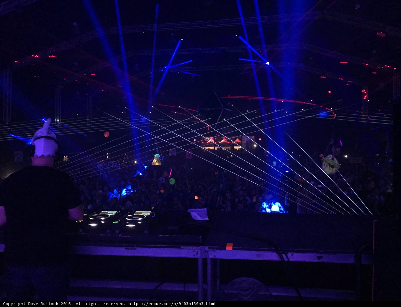 Nightclub DJ in Spotlight