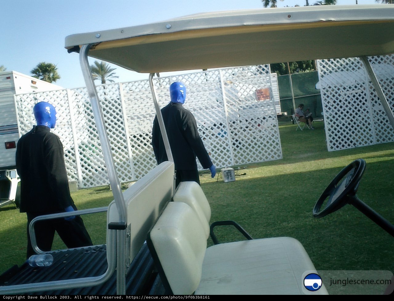 Blue Man Group on the Red Carpet