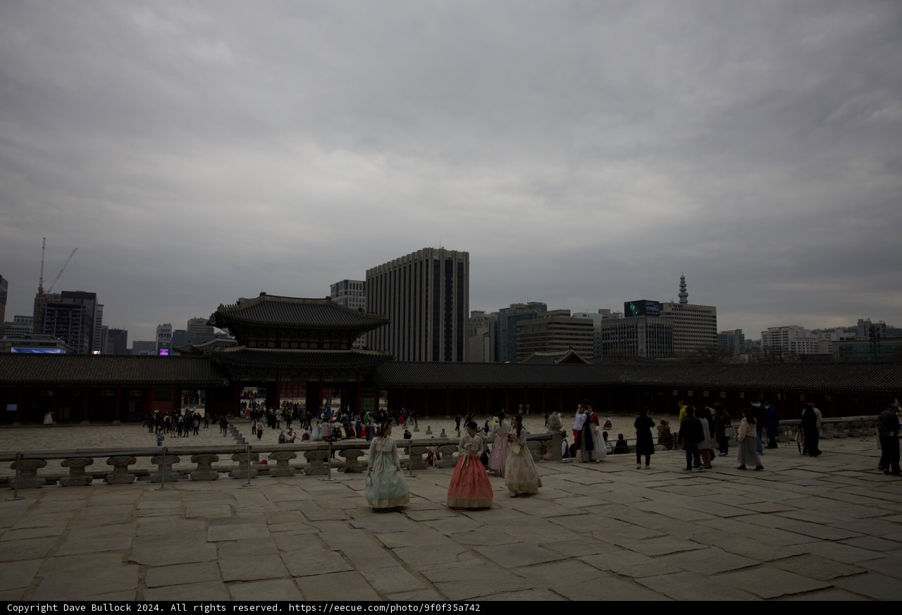 Bustling City Life in Korea