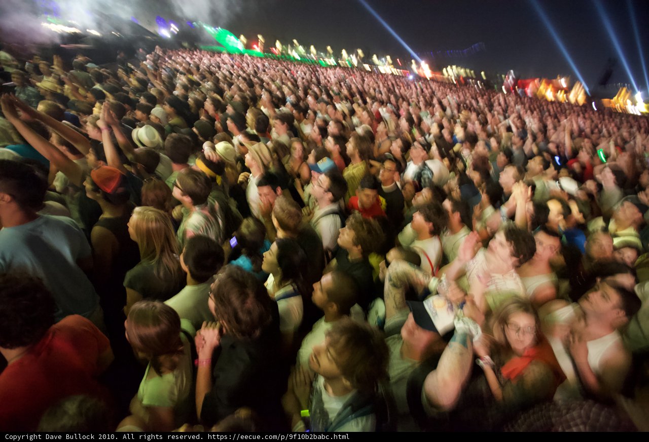 Concert Crowd at 2010 Cochella Festival