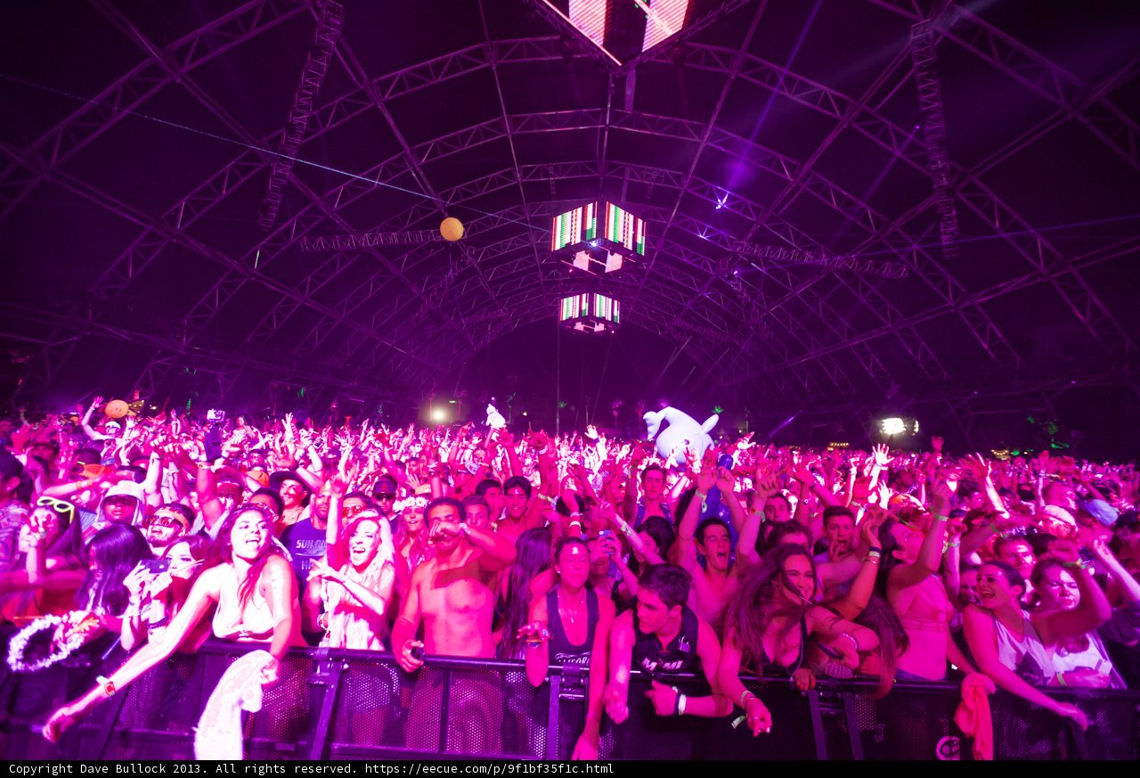 Urban Crowd at Coachella Concert