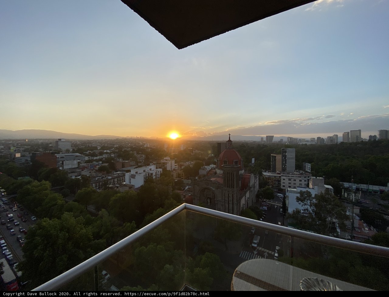 Serene Sunset over the Urban Horizon